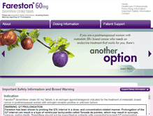 Tablet Screenshot of fareston.com